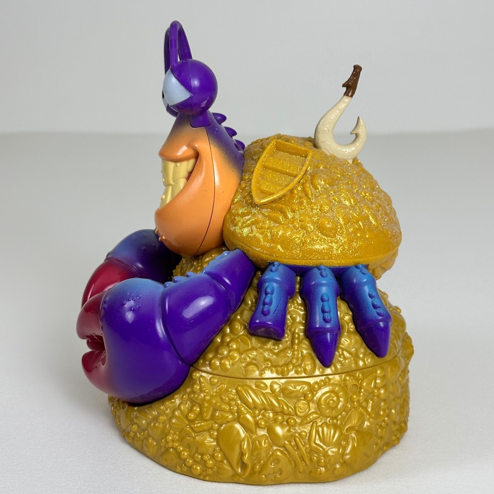 Disney Moana Tamatoa Shiny Crab Jewelry Box with Ring Gold Purple Figure - Picture 5 of 16